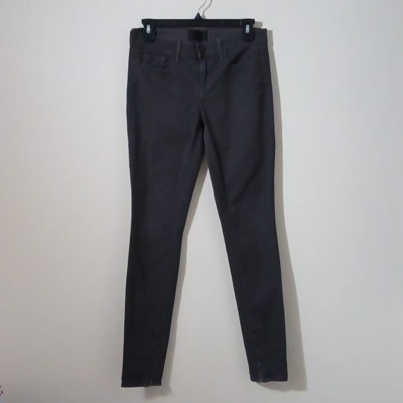 VINCE Brown Gray Low Rise Zippered Ankle Jeans Pants Size 26. - Picture 3 of 12